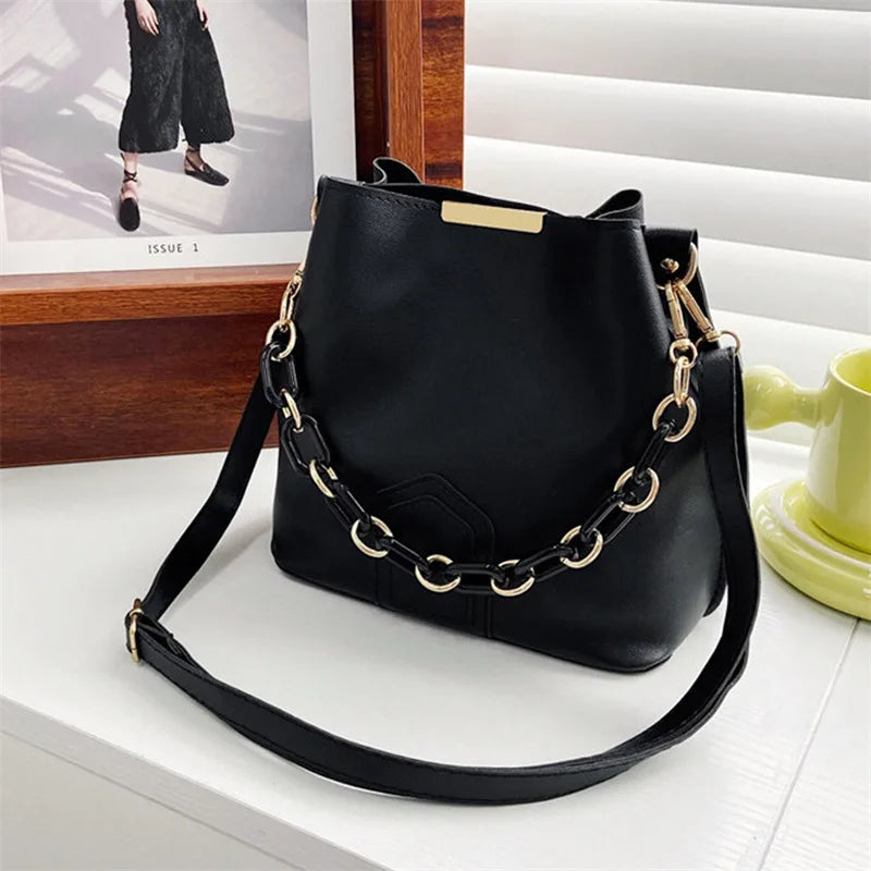 Retro Fashion Simple New Texture Large Capacity Bag Women's Bag