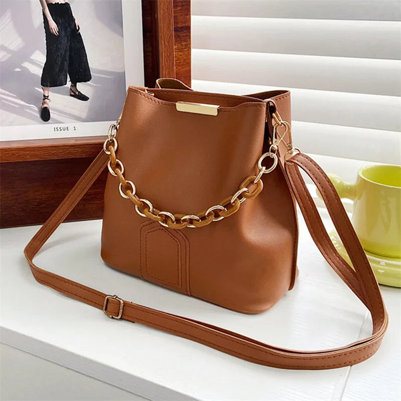 Retro Fashion Simple New Texture Large Capacity Bag Women's Bag