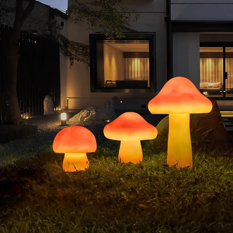 Mushroom light LED solar outdoor garden decoration waterproof garden villa decoration