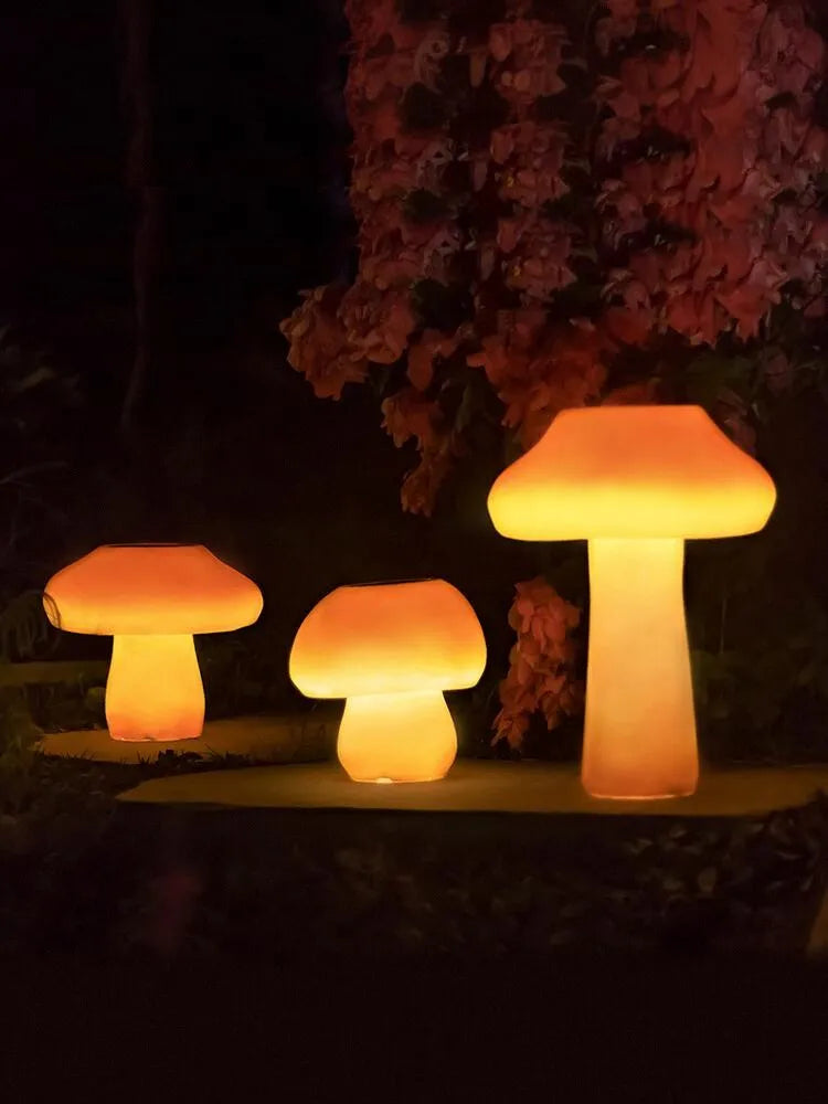 Mushroom light LED solar outdoor garden decoration waterproof garden villa decoration