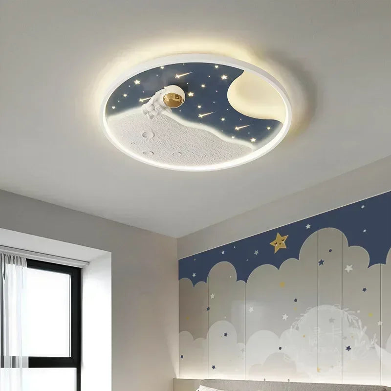 Nordic Space Star Led Lamp Ceiling Light Soft Lights Protects The Eyes Lamps