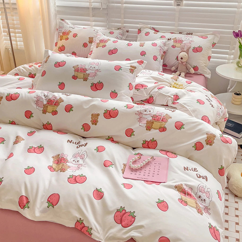 Bedding Two or Three Piece Set Multi Size Duvet Cover Bedding Sets